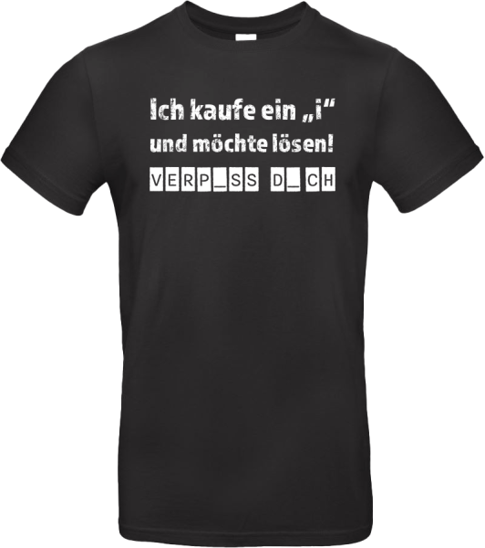 Ich kaufe ein i und möchte lösen.
